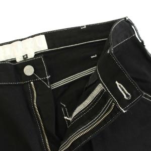 COMME des GARCONS ガンリュウ GANRYU AD2015 サルエルパンツ ジップフライ M 黒 ブラック 白 ホワイト EP-P002