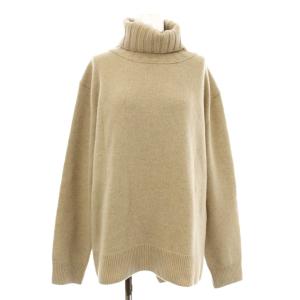 19AW JADE タートルネック プルオーバー ニット セーター 長袖 ウール カシミヤ混 ベージュ