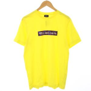 Tシャツ カットソー ロゴプリント 半袖 M 黄色 イエロー A62226170 /HN