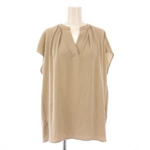 25SS FLOW LITZY BLOUSE シャツ ブラウス プルオーバー フレンチスリーブ 半袖 スキッパー