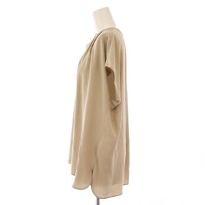 theory luxe 25SS FLOW LITZY BLOUSE シャツ ブラウス プルオーバー フレンチスリーブ 半袖 スキッパー