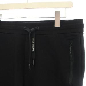 A/X ARMANI EXCHANGE ショートパンツ ハーフパンツ スウェットパンツ イージー M 黒 ブラック 8NZS75 ZJKRZ /HN