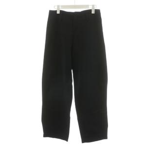 ヨウジヤマモト パンツ センタープレス ウール S 黒 ブラック LB-P18-117 /AN11