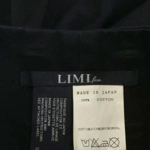 LIMI feu ヨウジヤマモト パンツ センタープレス ウール S 黒 ブラック LB-P18-117 /AN11