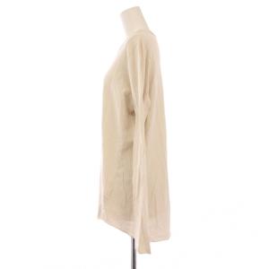 Deuxieme Classe Layering レイヤリングTシャツ ロンT 長袖 クルーネック 薄手 無地 ストレッチ F ベージュ