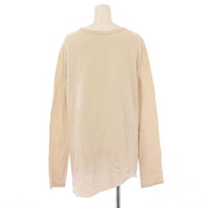 Deuxieme Classe Layering レイヤリングTシャツ ロンT 長袖 クルーネック 薄手 無地 ストレッチ F ベージュ