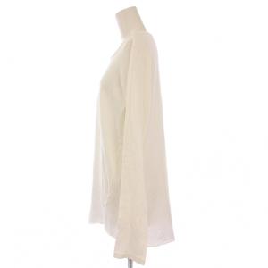 Deuxieme Classe Layering レイヤリングTシャツ ロンT 長袖 クルーネック 薄手 無地 ストレッチ F 白 ホワイト