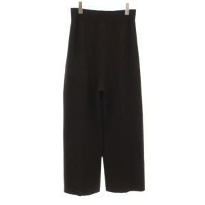 Deuxieme Classe 18AW エレガント パンツ ニットパンツ ウール 38 ダークブラウン 18080500708130