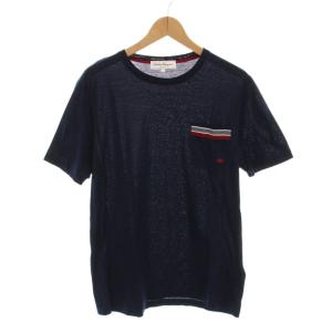 Tシャツ カットソー ガンチーニ 半袖 L 紺 ネイビー /YM