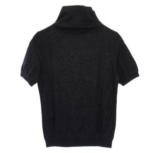 Y-3 ヨウジヤマモト Tシャツ 半袖 ハイネック ストレッチ S 黒 ブラック /BB
