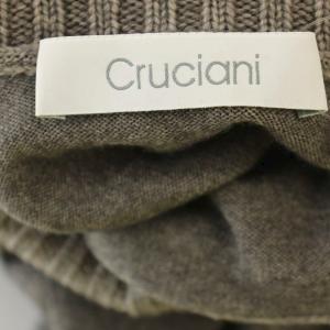 Cruciani ニット セーター ハイネック ウール 長袖 46 グレー /G