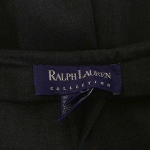 Ralph Lauren COLLECTION PURPLE LABEL テーパードパンツ タック ウール 6 グレー /AN28