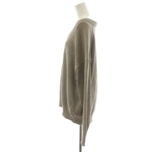 Deuxieme Classe 19SS ikat プル ニット セーター 長袖 リネン混 麻 絹 シルク混 ライトブラウン 19080500705010
