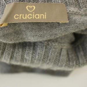 Cruciani ニット タートルネック 長袖 ウール セーター 46 グレー CU2707 /G