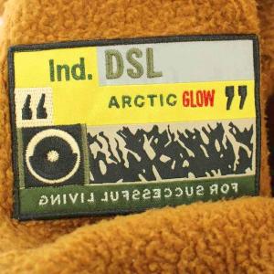 DIESEL S-RUMMES-ZIP-REV パーカー 裏ボア スウェット ジップアップ S 茶 ブラウン A06696