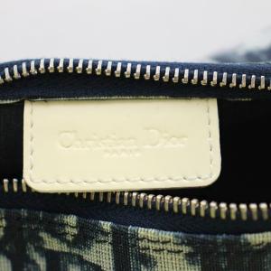 Christian Dior トロッター ナンバリング ポーチ ネイビー 紺 /G OH