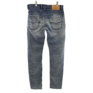 DIESEL KROOLEY-Y-NE ジョグジーンズ スウェットジーンズ デニムパンツ テーパード ジップフライ ダメージ加工