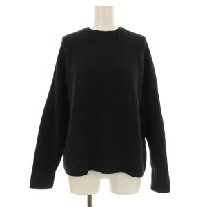 24AW MORBI JAY ニット セーター 長袖 モックネック リブニット 切替 ウール カシミヤ混