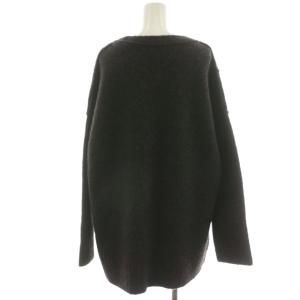 Deuxieme Classe 18AW ニット セーター 長袖 ウール ダークブラウン 18080560007130 /AN40