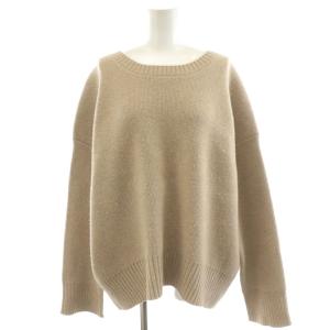 19AW Crew Neck Volume Knit ニット セーター 長袖 ウール ベージュ 19080560007830