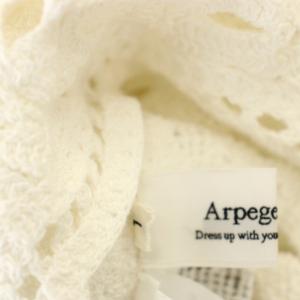 Arpege 25SS Arpege story エンブロイダリーブラウス カットワークレース カットソー 長袖 1