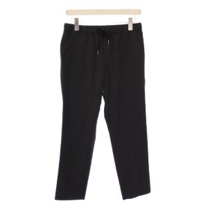 エイペックスリラックスパンツ スラックス イージー ウエストゴム ストレッチ ロゴ S 黒 ブラック NB81761