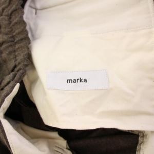 marka STITCHLESS TROUSERS ステッチレスパンツ スラックス タック ジップフライ ウール 2