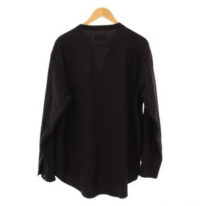 marka BAND COLLAR SKIPPER SHIRT バンドカラースキッパーシャツ カジュアル 長袖 無地
