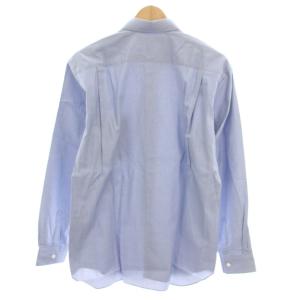COMME des GARCONS SHIRT FOREVER シャツ ストライプ柄 S ブルー ホワイト CDGS2ST