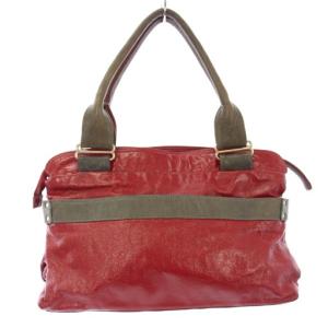 SEE BY CHLOE デイトリッパー Daytripper ハンドバッグ トートバッグ 赤 /TK