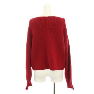 Apuweiser-riche 24AW ウールカシミヤラメオフネックニット 長袖 ウール 2 赤 レッド 24355670 /RR JS