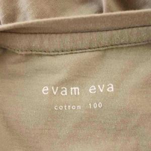 evam eva evameva エバムエバ ロンT 長袖 カットソー Tシャツ F ベージュ E233C026 /G