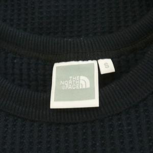 THE NORTH FACE ロングスリーブウォームワッフルクルー Tシャツ カットソー 長袖 S 紺 ネイビー NT62032 /AN17