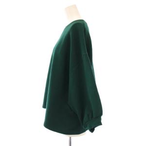 Ron Herman ヴィンテージ スウェット トレーナー 長袖 クルーネック ストレッチ 裏起毛 無地 F 緑 グリーン /BB