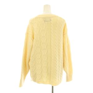 R.H.vintage ケーブルクルーネックニット セーター 長袖 ウール XS アイボリー 3810800042 /KU