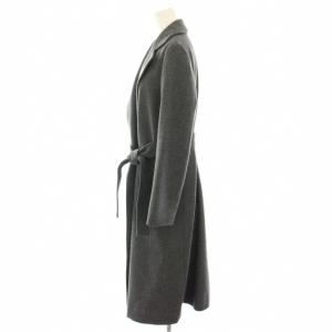 Brooks Brothers チェスターコート アウター ロング リボンベルト 0 グレー 61-51-9100 /YT