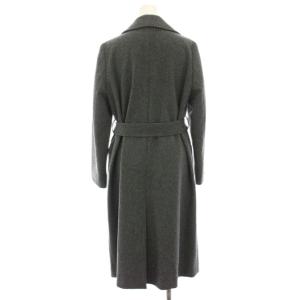 Brooks Brothers チェスターコート アウター ロング リボンベルト 0 グレー 61-51-9100 /YT