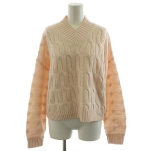 22AW SOFT WOOL CASH HIGH CABLE PO ニット セーター 長袖 ウール カシミヤ混