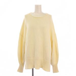 21SS ニット セーター 長袖 クルーネック S アイボリー 01-1101700 /BM