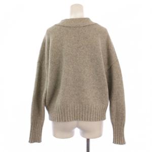 MACPHEE ニット カーディガン 長袖 Vネック ウール カシミヤ S グレー 12-02-85-02630 /BM