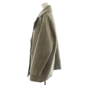 Liesse コート ミドル丈 ダブル ウール アウター ベージュ A0128FC /AN46