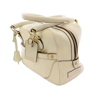 J&M DAVIDSON MINI MIA ミニミア ハンドバッグ トートバッグ レザー ロゴチャーム 鍵 カギ ワンカラー アイボリー