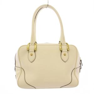 J&M DAVIDSON MINI MIA ミニミア ハンドバッグ トートバッグ レザー ロゴチャーム 鍵 カギ ワンカラー アイボリー