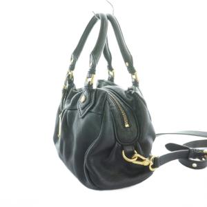 MARC by MARC JACOBS BABY GROOVEE ショルダーバッグ ハンドバッグ レザー チャーム 黒 ブラック M3PE089