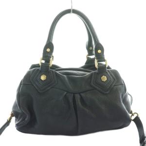 MARC by MARC JACOBS BABY GROOVEE ショルダーバッグ ハンドバッグ レザー チャーム 黒 ブラック M3PE089