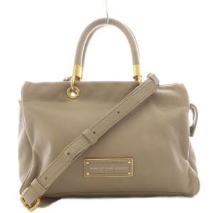 ハンドバッグ ショルダーバッグ 2way レザー グレージュ /AN58