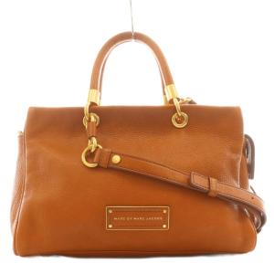 ハンドバッグ ショルダーバッグ 2way レザー 茶 ブラウン /AN59