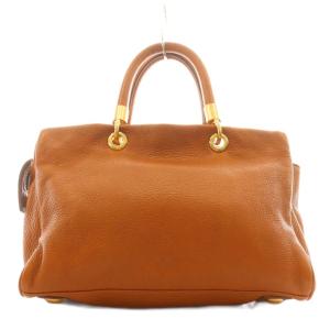 MARC by MARC JACOBS ハンドバッグ ショルダーバッグ 2way レザー 茶 ブラウン /AN59