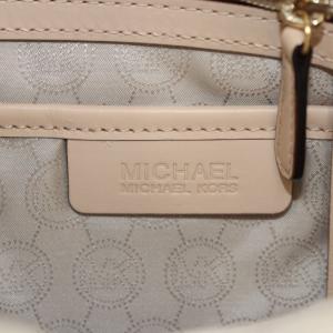 MICHAEL KORS ハンドバッグ トートバッグ ショルダーバッグ 総柄 レザー PVC ベージュ 白 ホワイト /AN63
