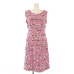 MALHIA KENT生地 フレアワンピース ツイード